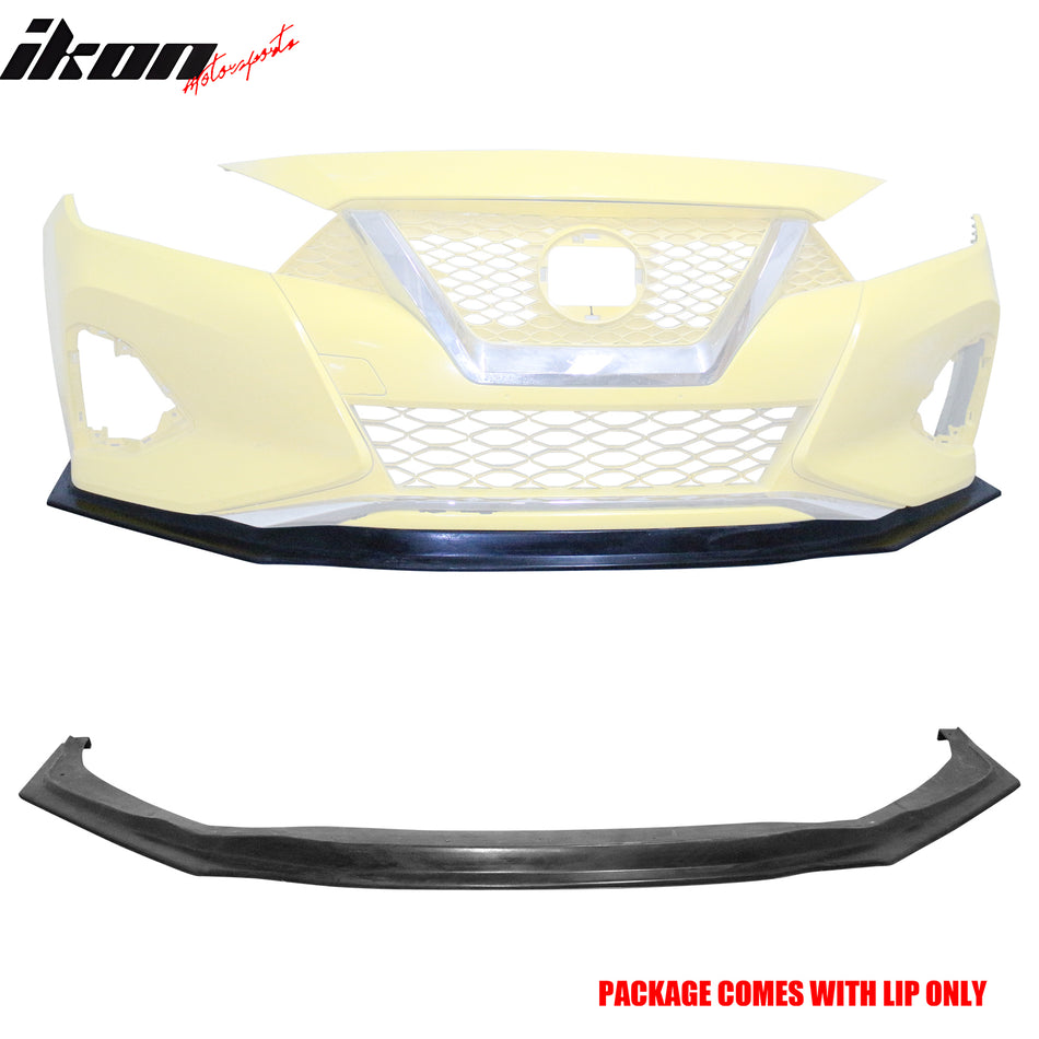 2019-2023 Nissan Maxima A36 IKON 4 Style Unpainted Front Bumper Lip PU