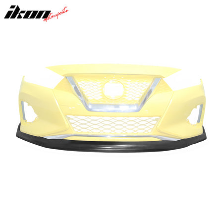 For 19-23 Nissan Maxima Unpainted Front Bumper Lip Spoiler Splitter PU