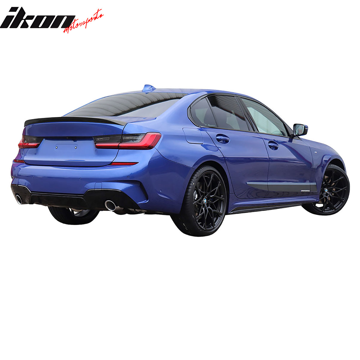 Fits 19-26 BMW G20 3-Series/G80 M3 Trunk Spoiler M Performance Lip #W07 Silver