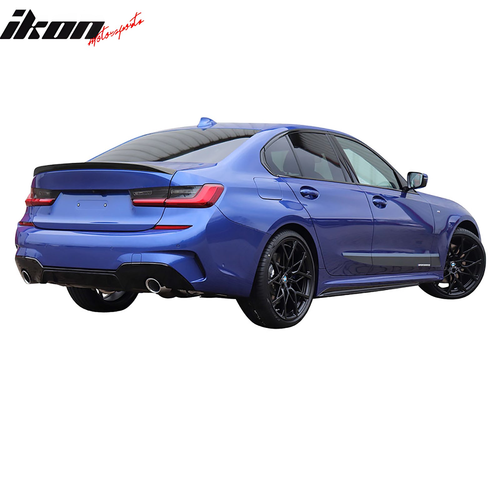 Fits 19-26 BMW G20 3-Series/G80 M3 Trunk Spoiler M Performance Lip #W07 Silver