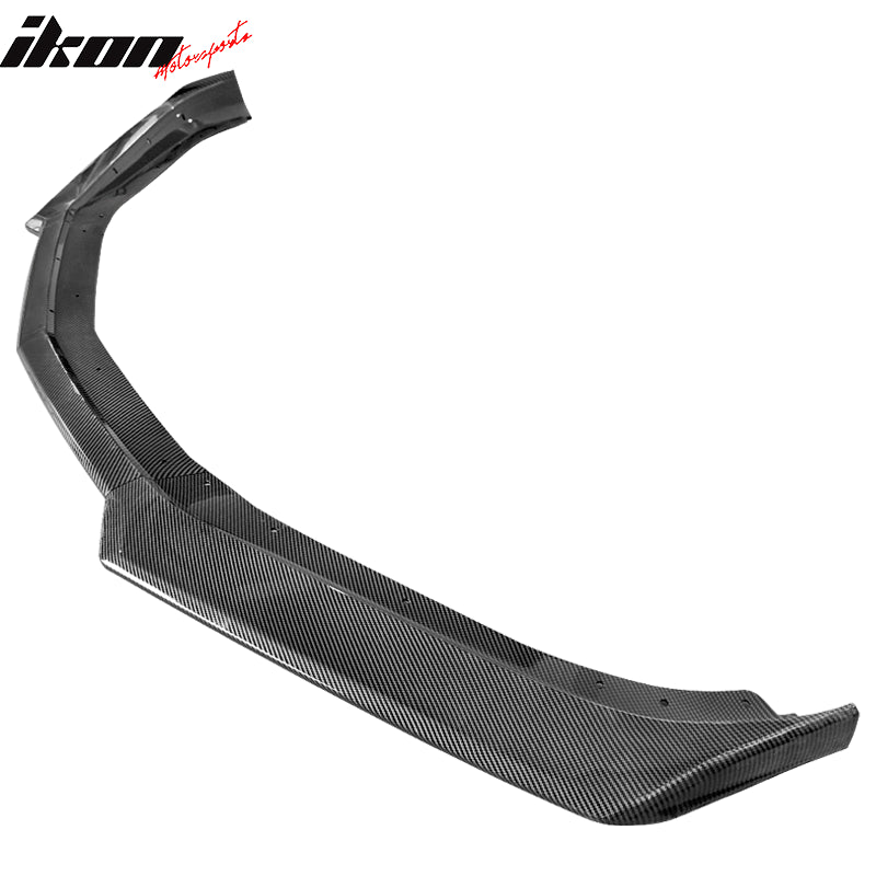 Fits 19-24 Camaro SS PP Front Bumper Cover Conversion DRL Carbon Fiber Print Lip
