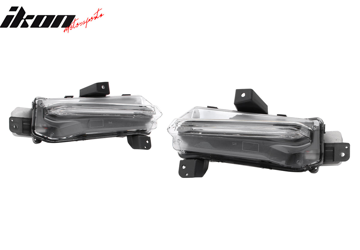 Fits 19-24 Camaro SS PP Front Bumper Cover + LED DRL Turn Signal Gloss Black Lip