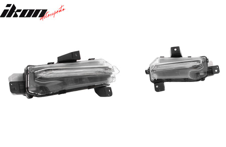 For 19-24 Camaro 19 SS Style Front Bumper Cover LED DRL + Carbon Fiber Print Lip