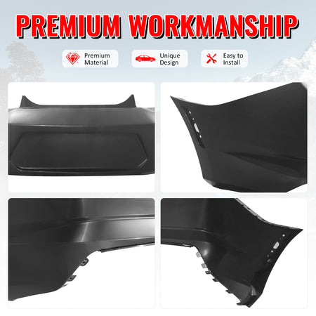 Fits 19-24 Chevrolet Camaro OE Style Rear Bumper Cover Conversion Replacement PP