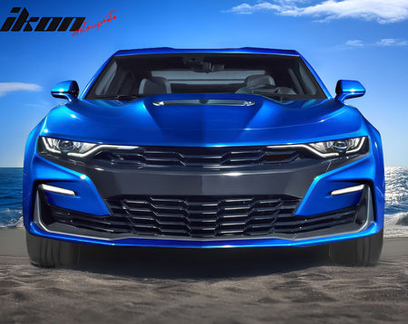 Fits 19-24 Camaro SS Style PP Front Bumper Cover Conversion LED DRL Turn Signal