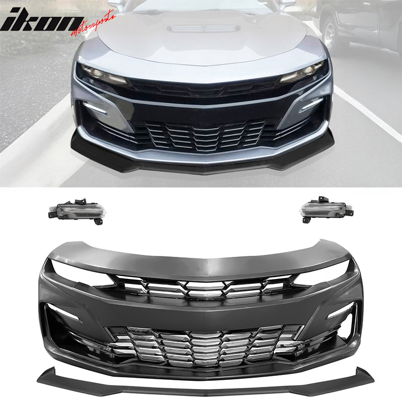 2019-2024 Chevy Camaro SS Front Bumper Daytime Running Light Matte Lip