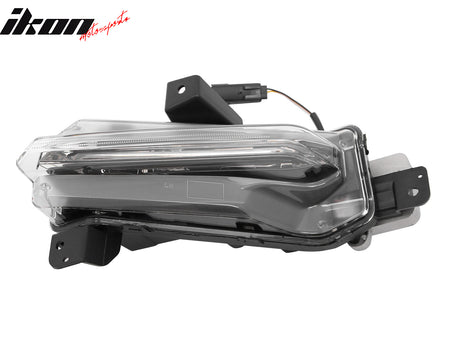 Fits 19-24 Chevy Camaro 19 SS Style Front Bumper Cover LED DRL + Matte Black Lip