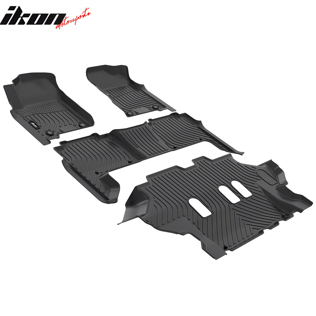 Fits 19-24 Infiniti QX80/Nissan Armada Bench Seat Floor Mats TPE 3D Carpet Liner