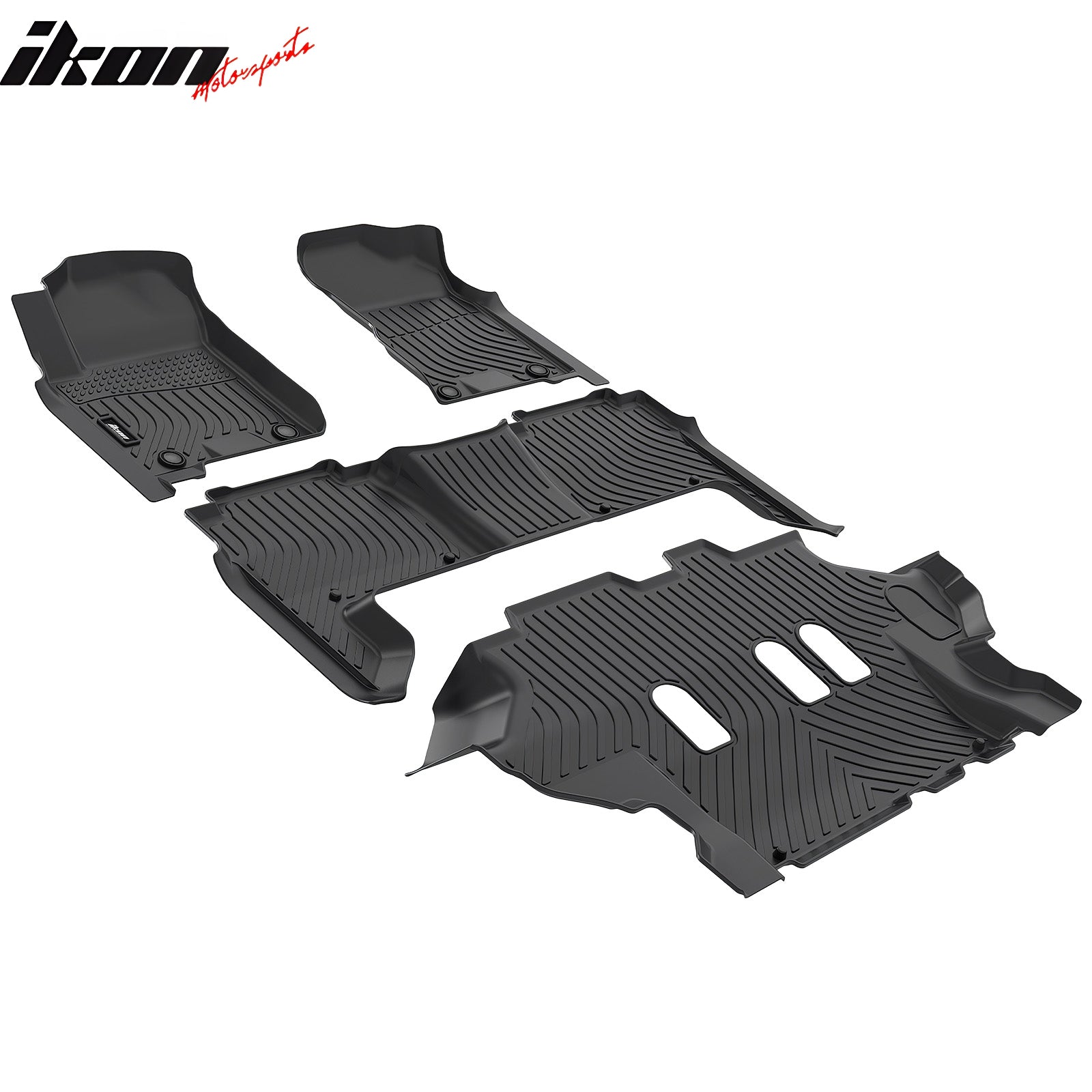 Fits 19-24 Infiniti QX80/Nissan Armada Bench Seat Floor Mats TPE 3D Carpet Liner