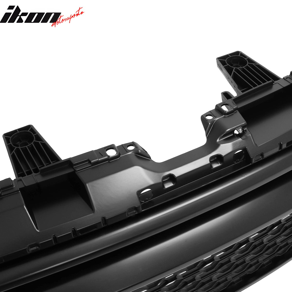 For 19-24 Ram 1500 Rebel OE Style Front Bumper Hood Grille Cover Matte Black ABS