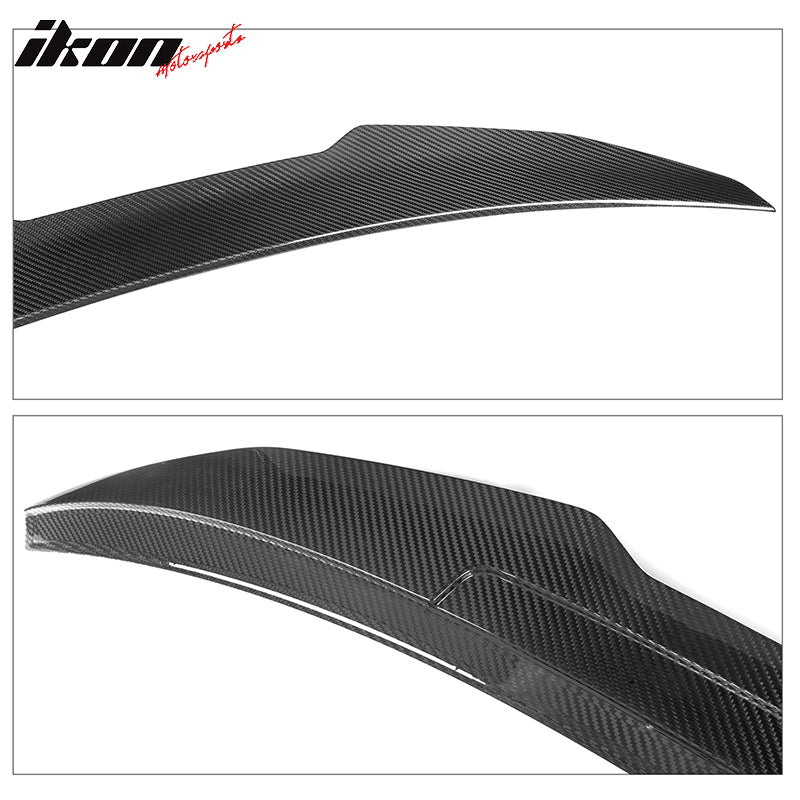 Dry Carbon Fiber Fit 19-26 BMW G20 3 Series 21-25 G80 M3 PSM Style Trunk Spoiler