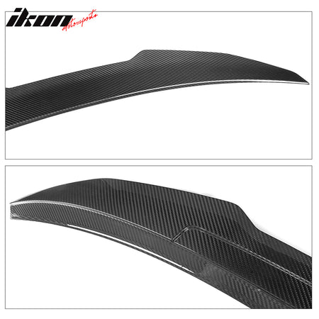 Dry Carbon Fiber Fit 19-26 BMW G20 3 Series 21-25 G80 M3 PSM Style Trunk Spoiler