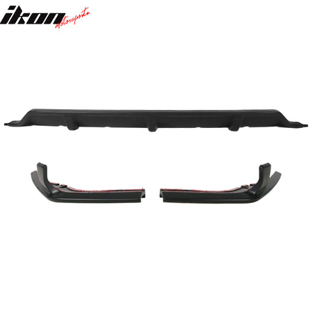 Fits 19-23 BMW G07 X7 M Sport 3PCS Rear Bumper Lip Diffuser ABS