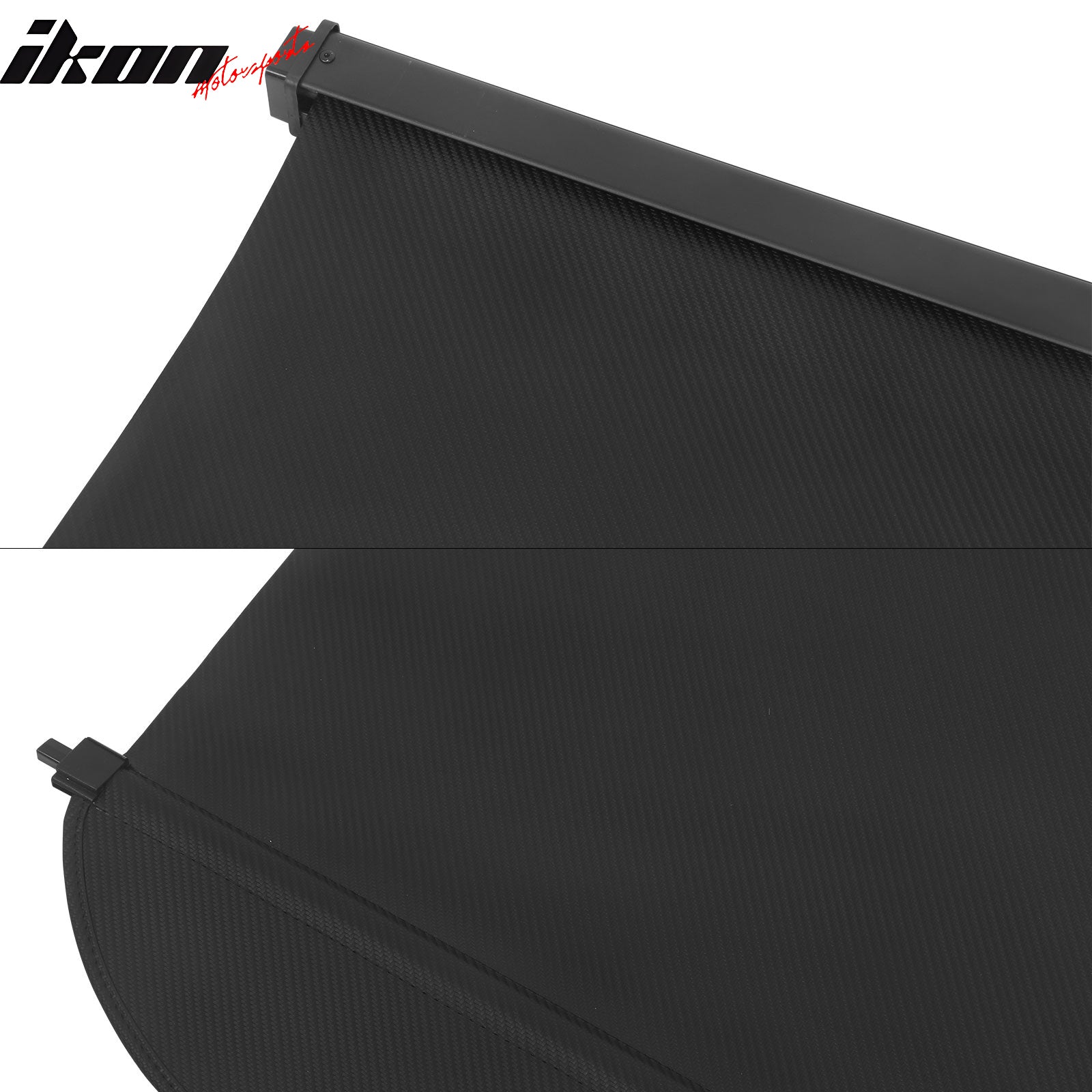 Fits 19-25 Cadillac XT4 Retractable Rear Trunk Cargo Cover Carbon Fiber Print