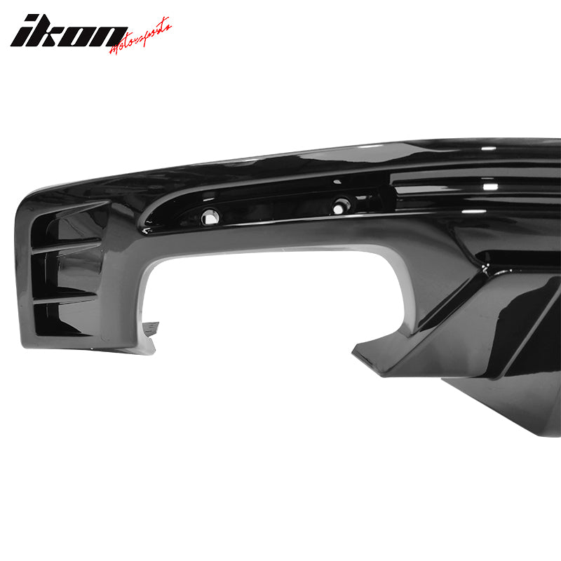 Fits 19-24 Camaro OE Style Replacement Rear Bumper Cover w/ IKON Gloss Diffuser