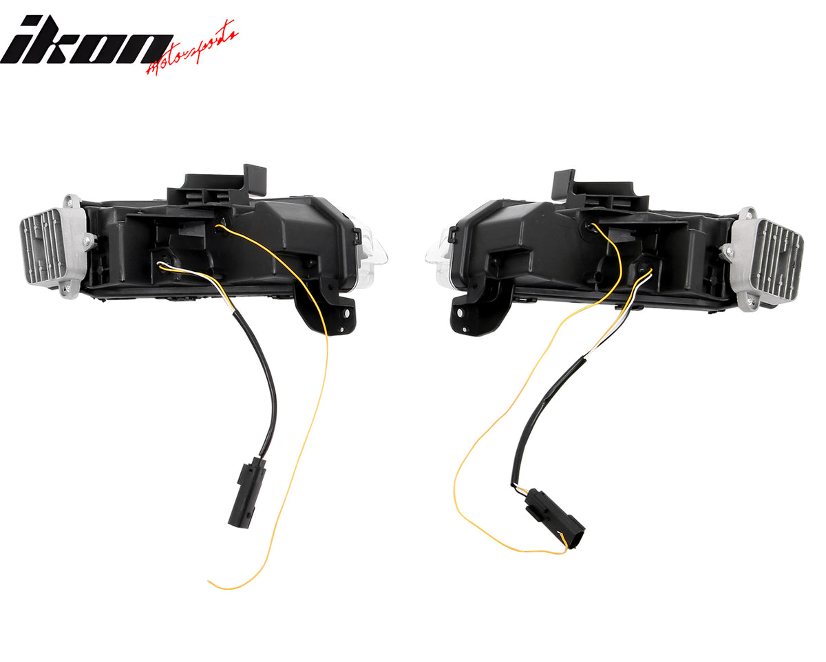 Fits 19-24 Chevy Camaro SS Daytime Running Light DRL LED Foglight W/ Turn Signal