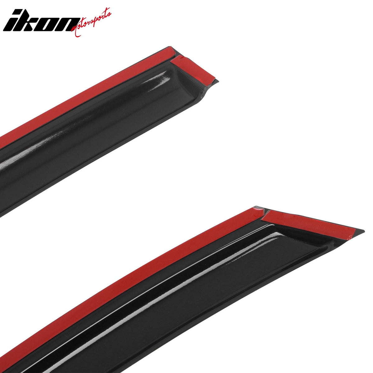 2019 - 2024 Kia Forte 4PCS Tape on Window Visors Vent Rain Sun GuardsIkon Motorsports