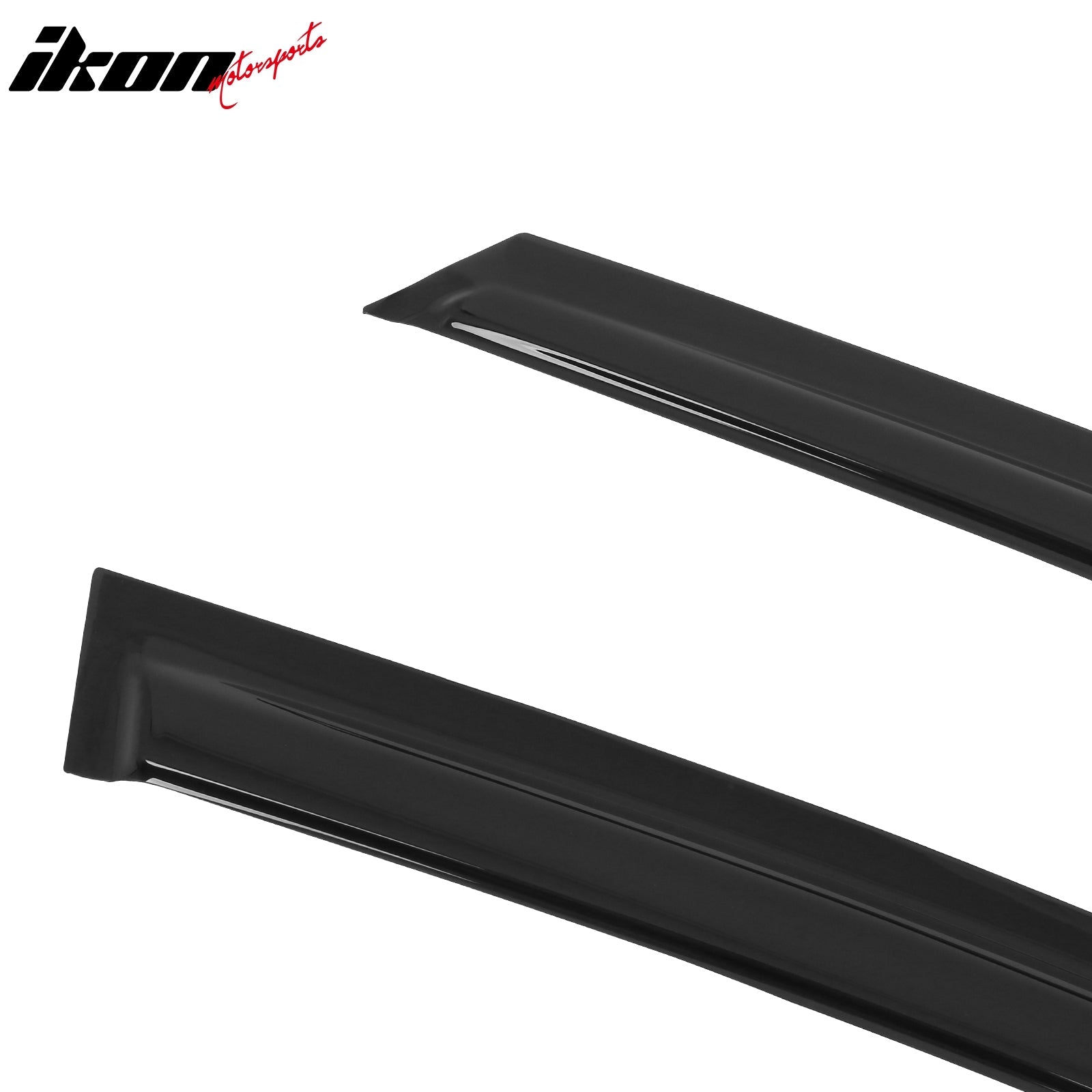 2019 - 2024 Kia Forte 4PCS Tape on Window Visors Vent Rain Sun GuardsIkon Motorsports