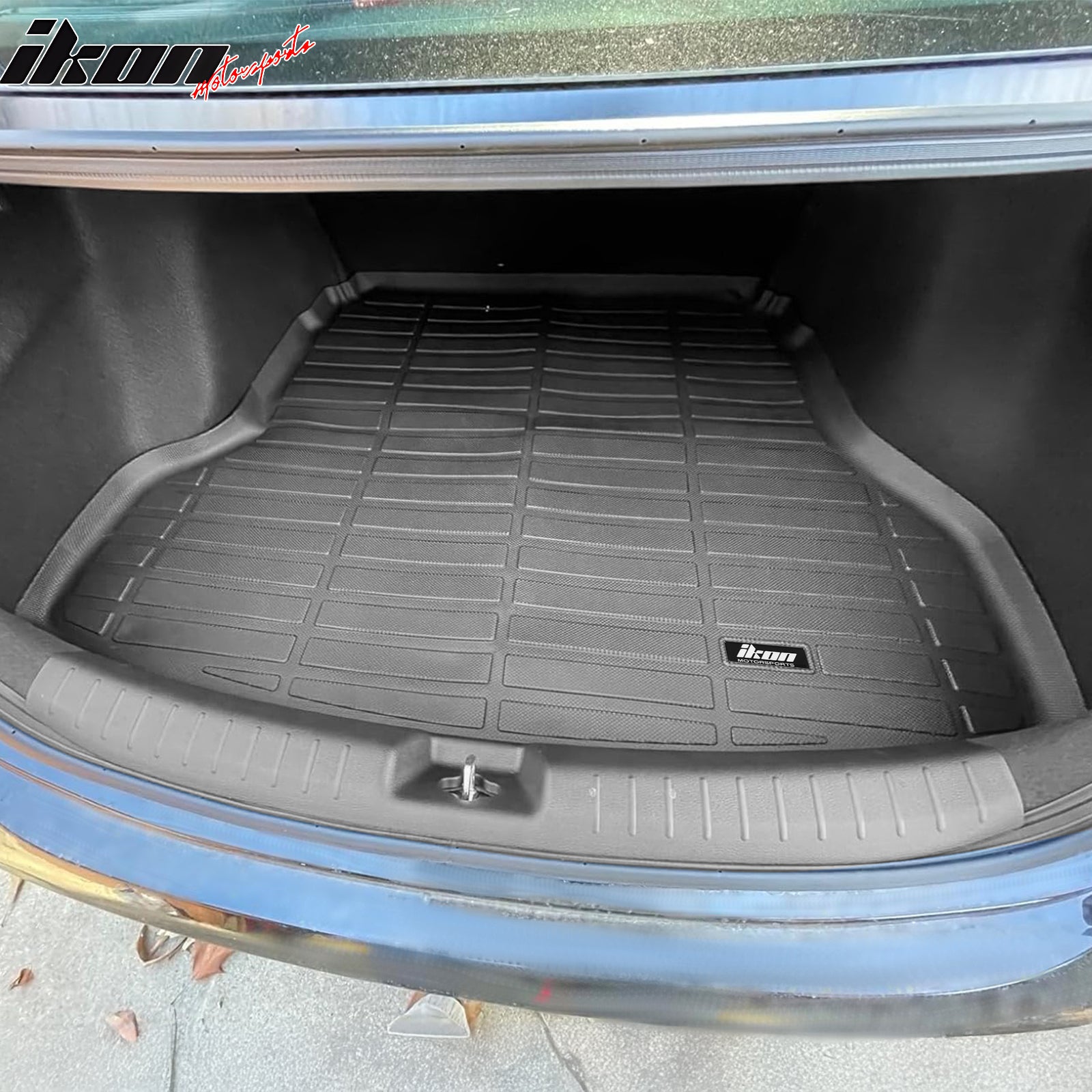 Fits 19-24 Kia Forte TPE All Weather Rear Cargo Area Floor Liner Trunk Tray Mats
