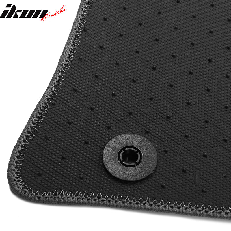 Fits 19-25 Nissan Altima Anti-Slip Front Rear Floor Mats Carpet Nylon 4PCS Gray