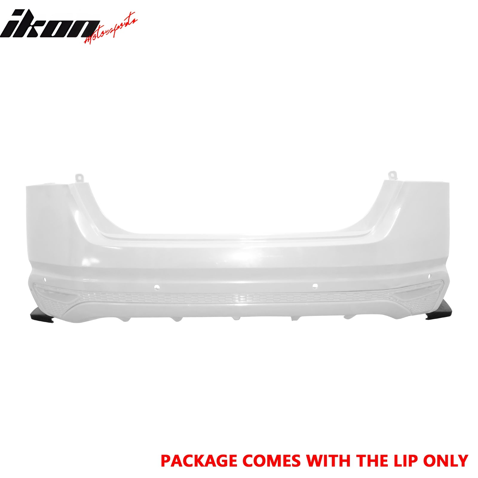 Fits 19-24 Nissan Altima IK Style Rear Bumper Lip Splitter Aero Kit Unpainted PU