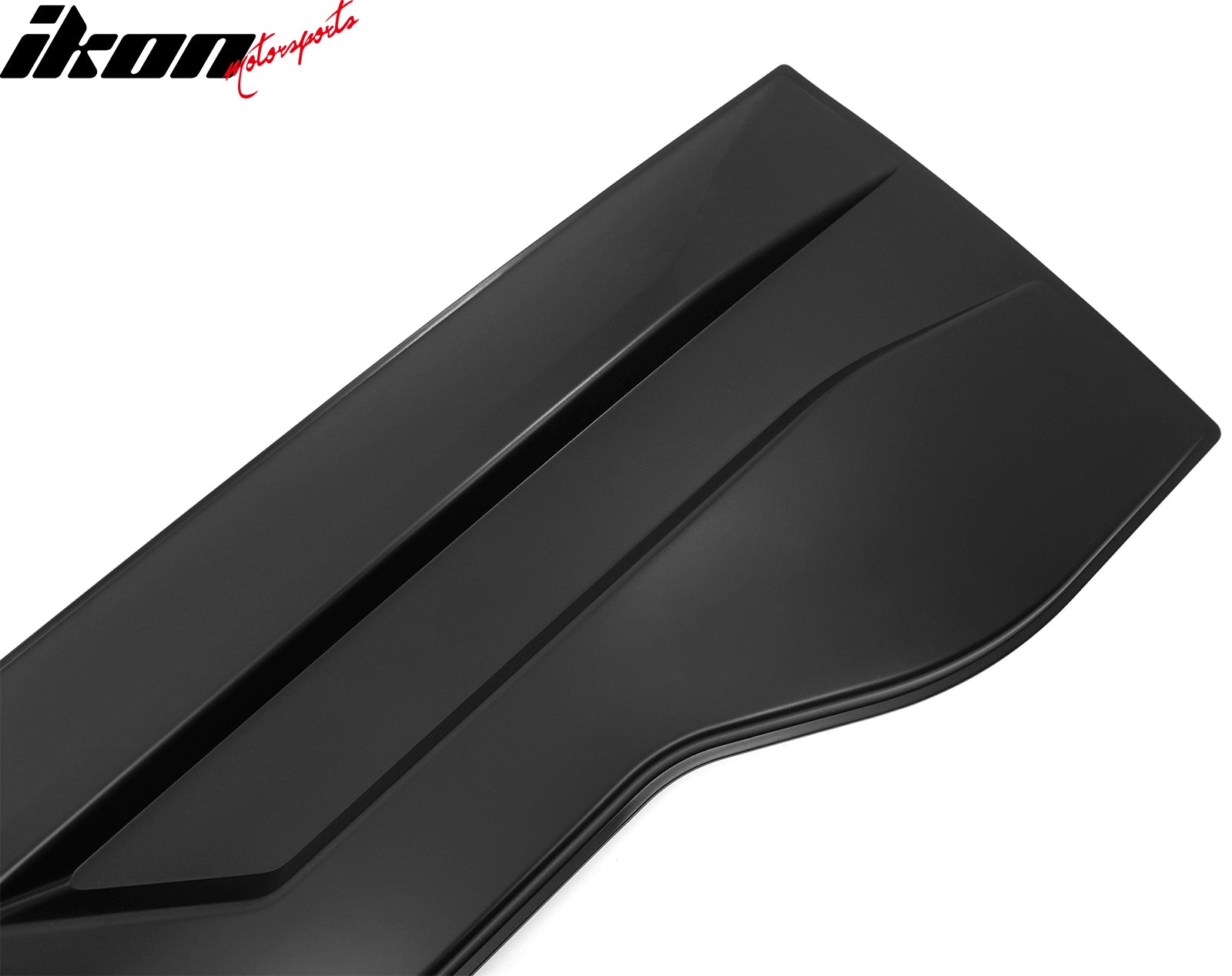 Fits 19-24 Ram 1500 IKON Style Tailgate Applique Panel Cover Matte Black ABS