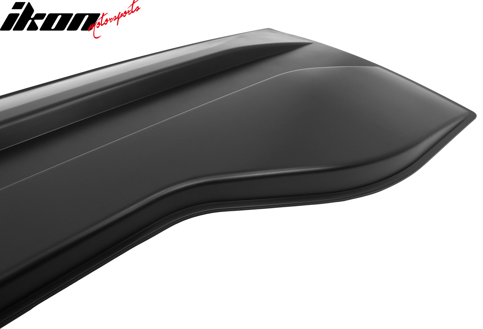 Fits 19-24 Ram 1500 IKON Style Tailgate Applique Panel Cover Matte Black ABS