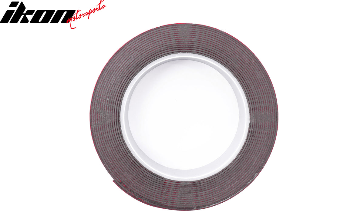 Fits 19-24 Ram 1500 IKON Style Tailgate Applique Panel Cover Matte Black ABS