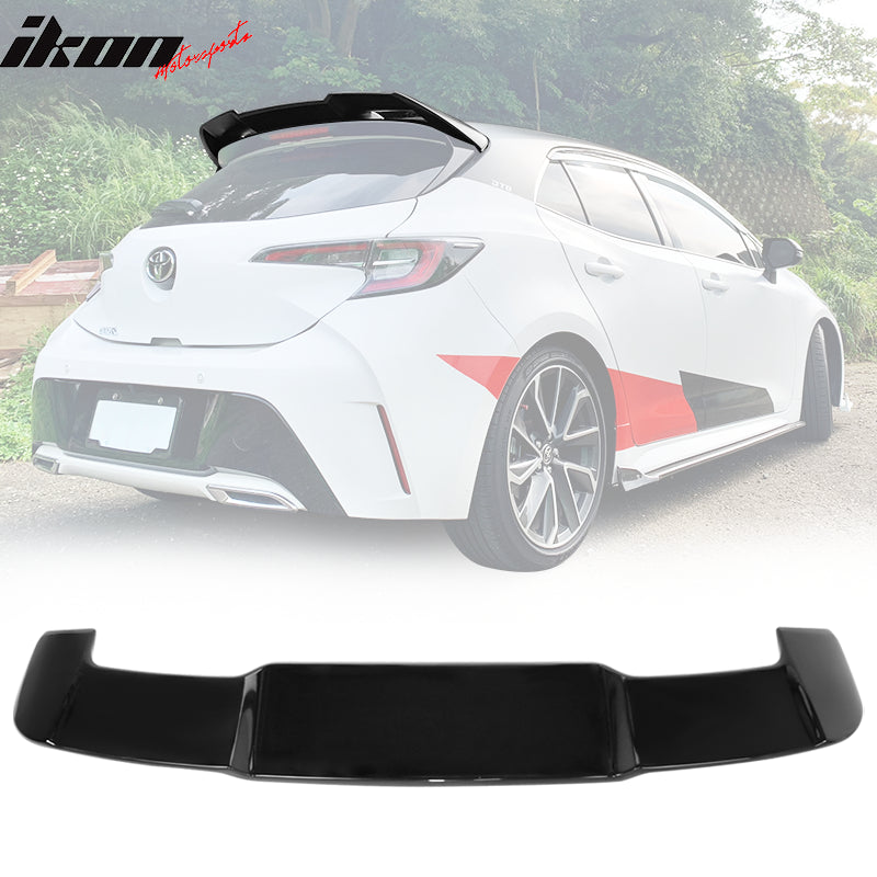 Roof Spoiler For 2009-2013 Toyota Corolla – Rear Window Visor, Unpainted Matte Black