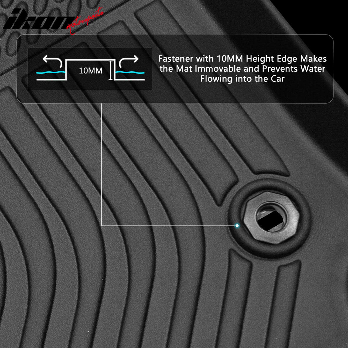 Fits 19-25 Toyota RAV4 All Weather Season Floor Mats 3D Molded Carpets 3PCS Set