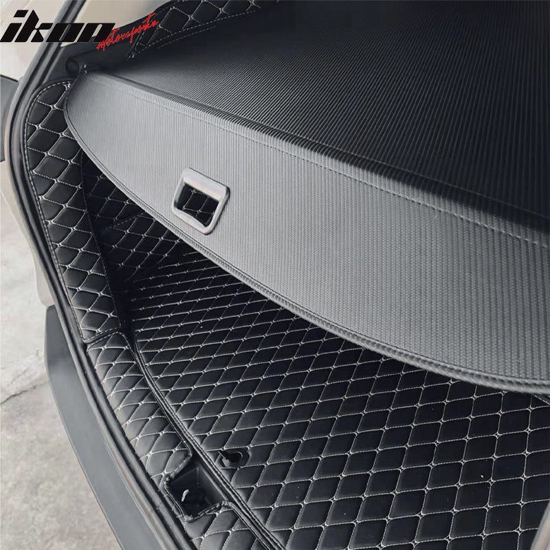 For 19-25 Toyota RAV4 Trunk Mat Cargo Liner Pad Carbon Fiber Texture Cargo Cover