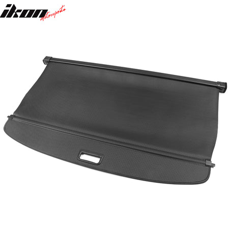 IKON MOTORSPORTS, Rear Cargo Cover Compatible With 2019-2025 Toyota Rav4 & 2021-2025 Rav4 Prime, Retractable Trunk Security Luggage Shade PVC & Aluminum