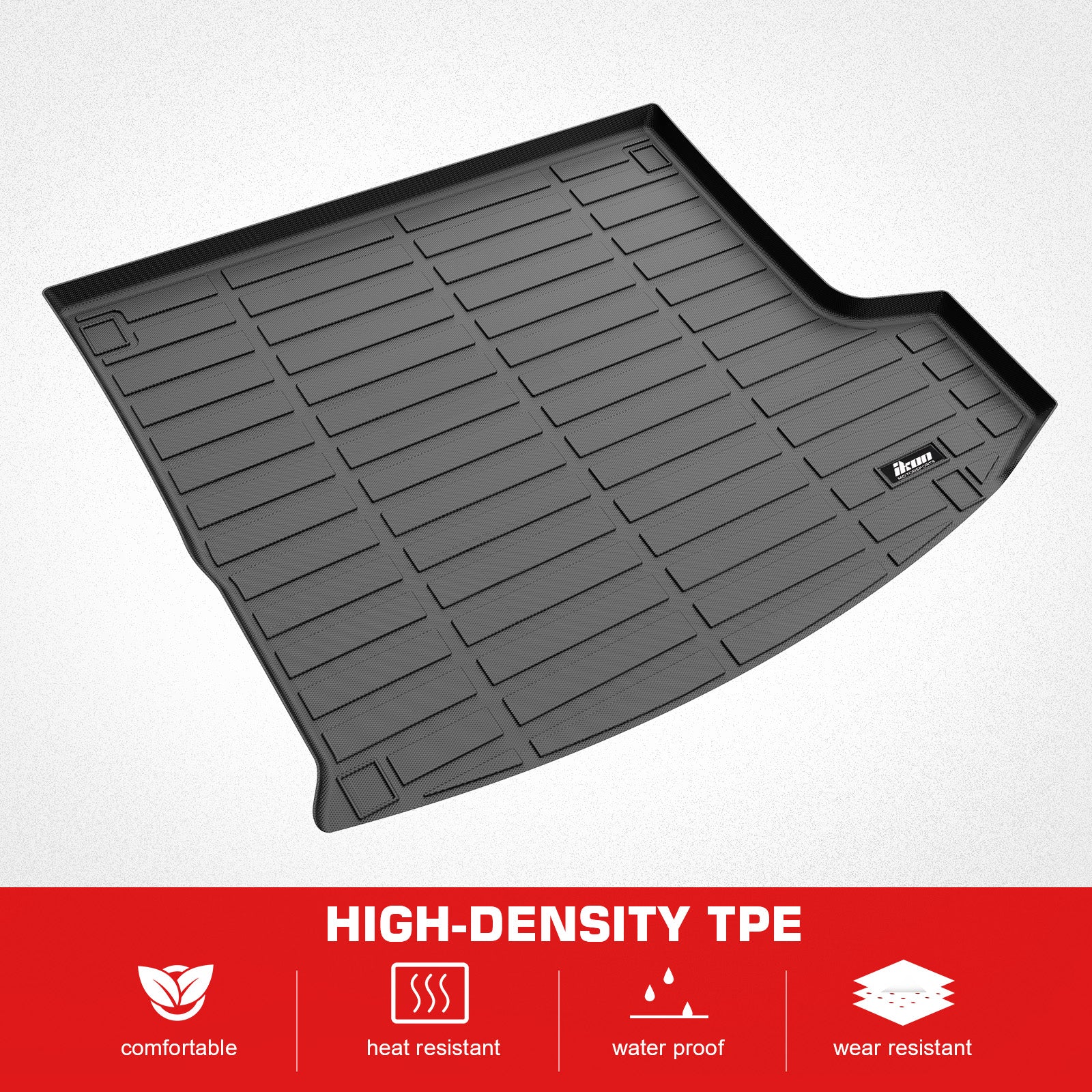 Fits 19-25 Acura RDX 5 Seats 3D TPE Rear Trunk Mat Cargo Liner Pad + Cargo Cover