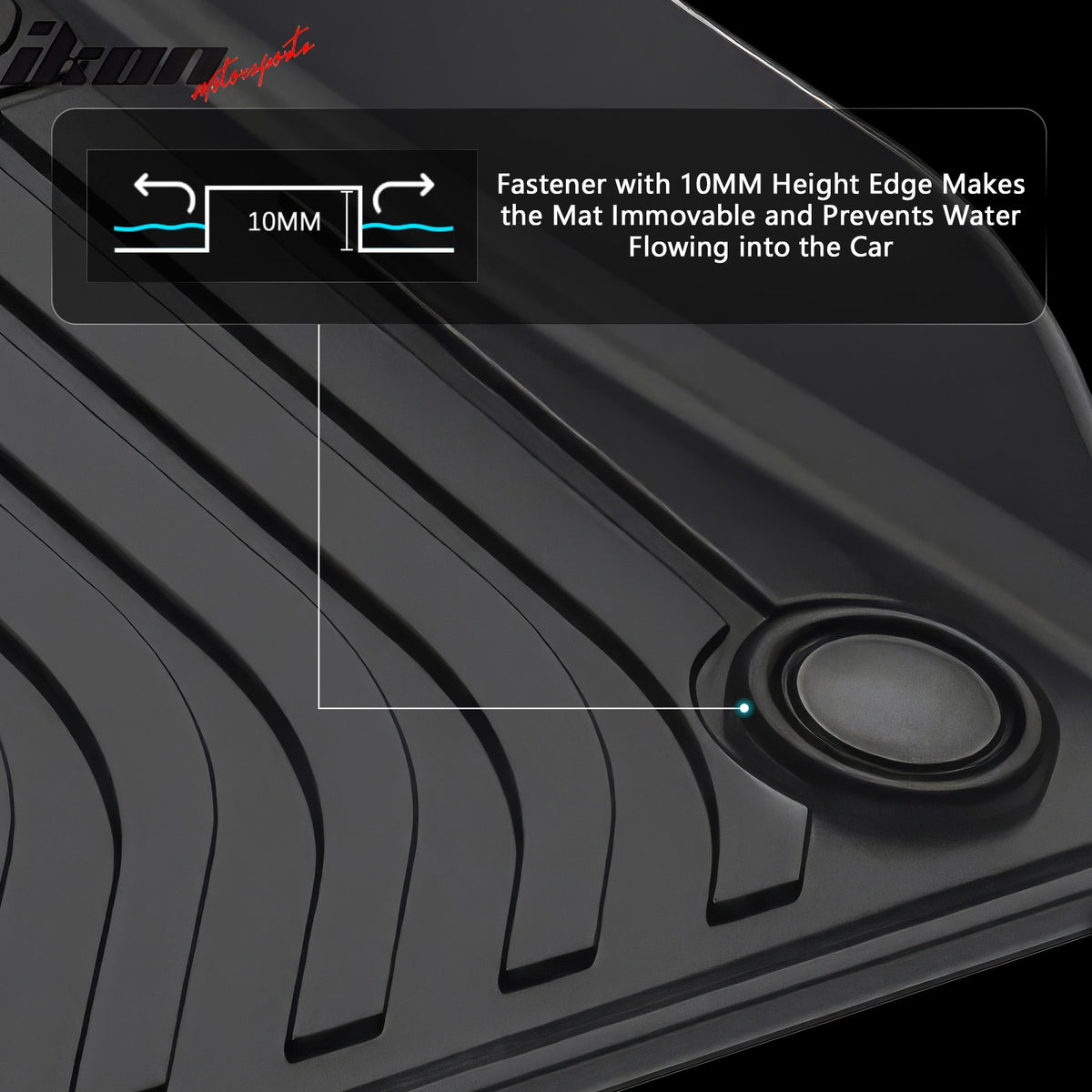 Fits 19-25 Audi A6/A7/S6/S7/RS6/RS7 Floor Mats TPE Carpets 3D All Weather Liner