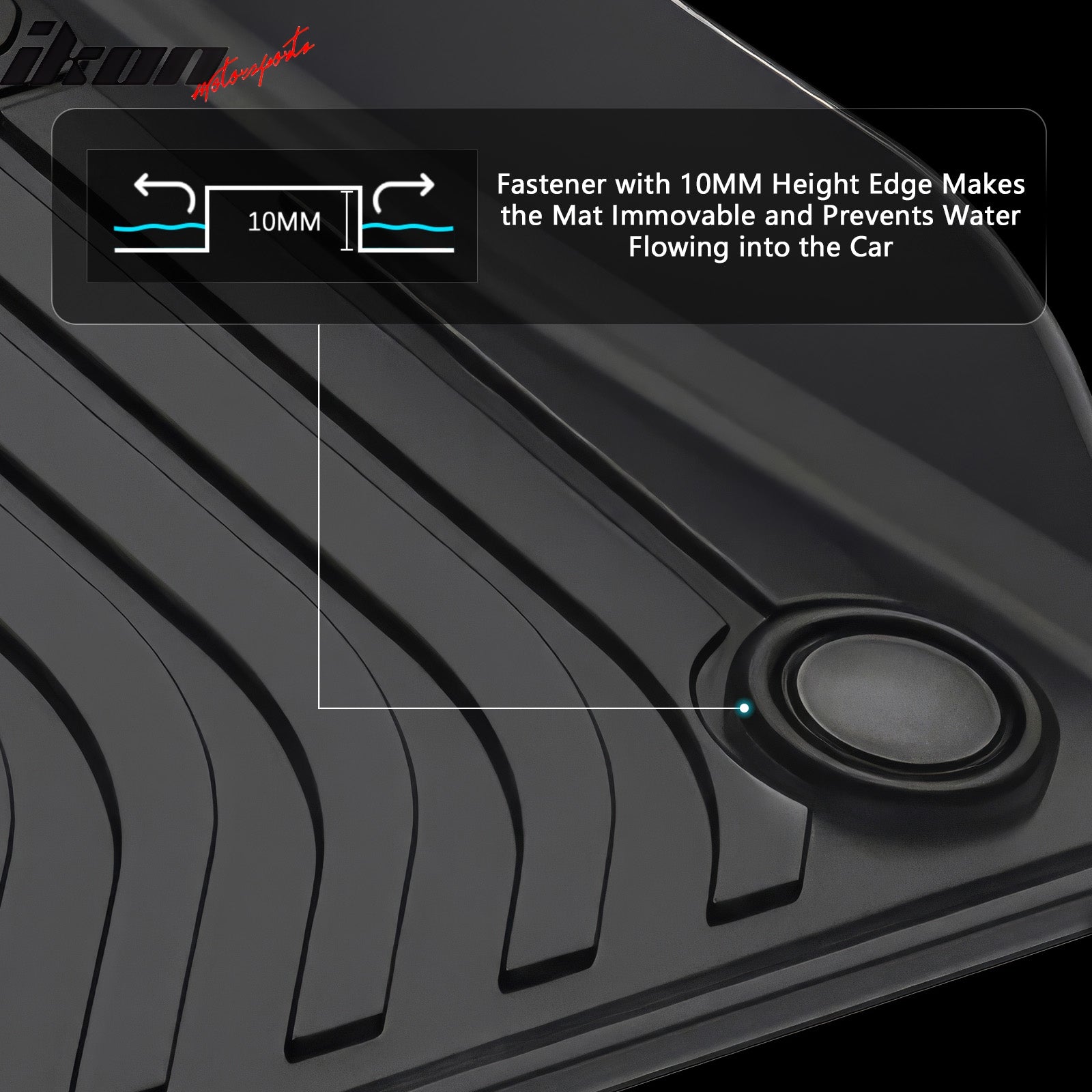 Fits 19-25 Audi A6/A7/S6/S7/RS6/RS7 Floor Mats TPE Carpets 3D All Weather Liner