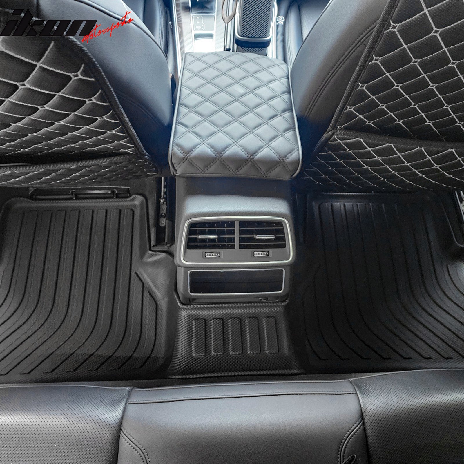 Fits 19-25 Audi A6/A7/S6/S7/RS6/RS7 Floor Mats TPE Carpets 3D All Weather Liner