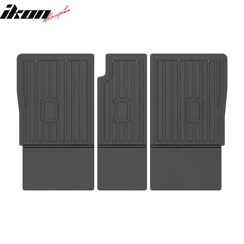 2019-2025 Audi Q3 Rear Seat Backrest Mat Protector Guard Black TPE