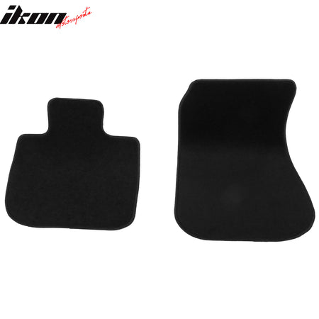 Fits 19-25 BMW Z4 G29 Anti-Slip Front Rear Floor Mats Carpet Nylon 2PCS Black