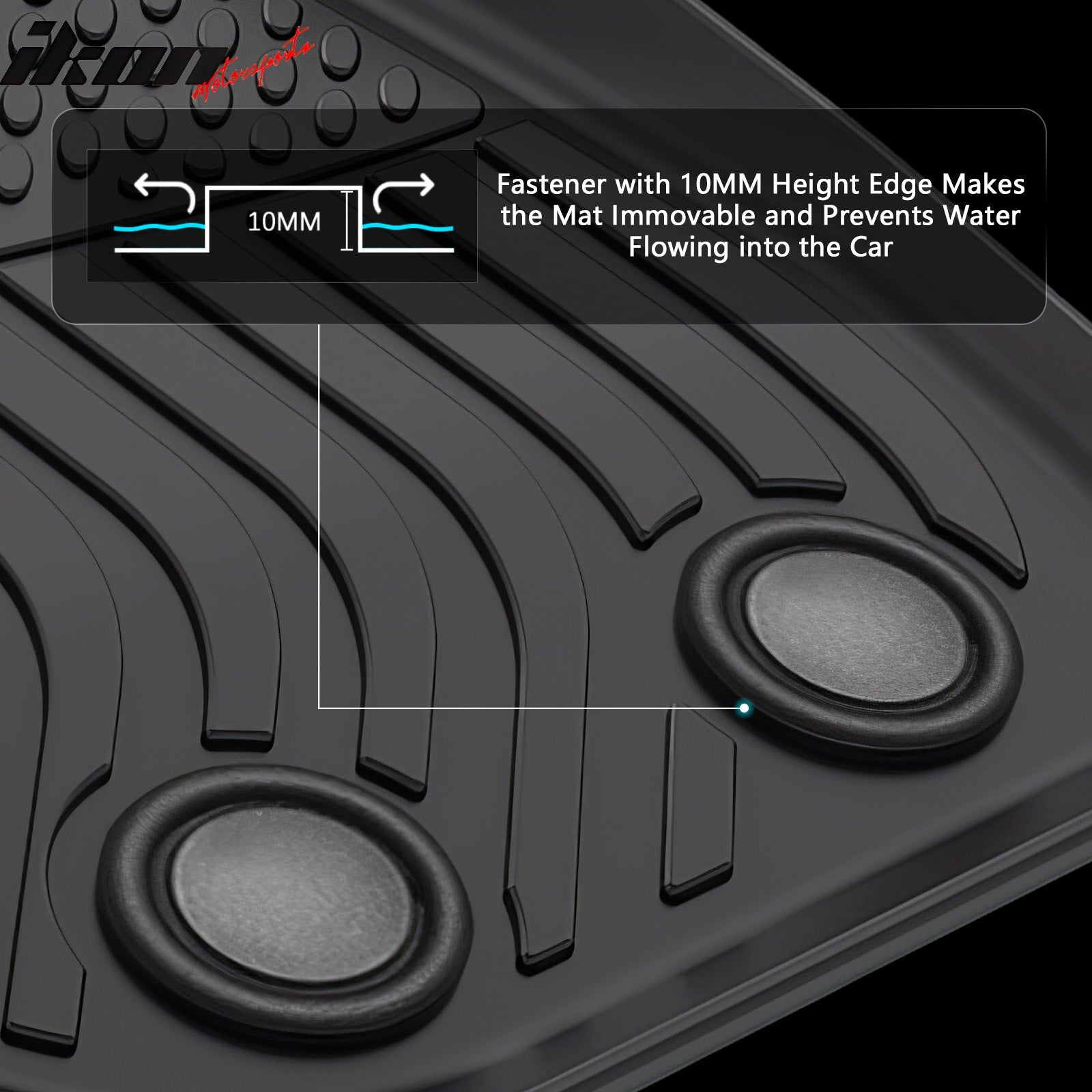 Fits 19-25 BMW G29 Z4/20-25 Toyota GR Supra Floor Mats TPE All Weather 3D Carpet