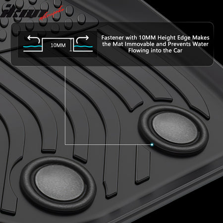 Fits 19-25 BMW G29 Z4/20-25 Toyota GR Supra Floor Mats TPE All Weather 3D Carpet