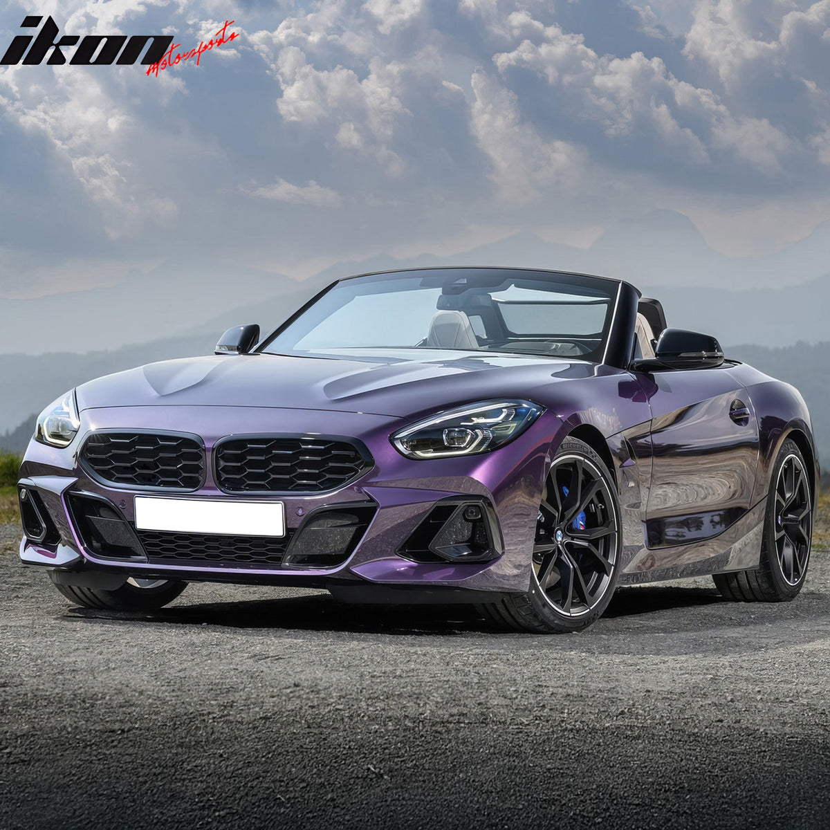 Fits 19-25 BMW G29 Z4/20-25 Toyota GR Supra Floor Mats TPE All Weather 3D Carpet