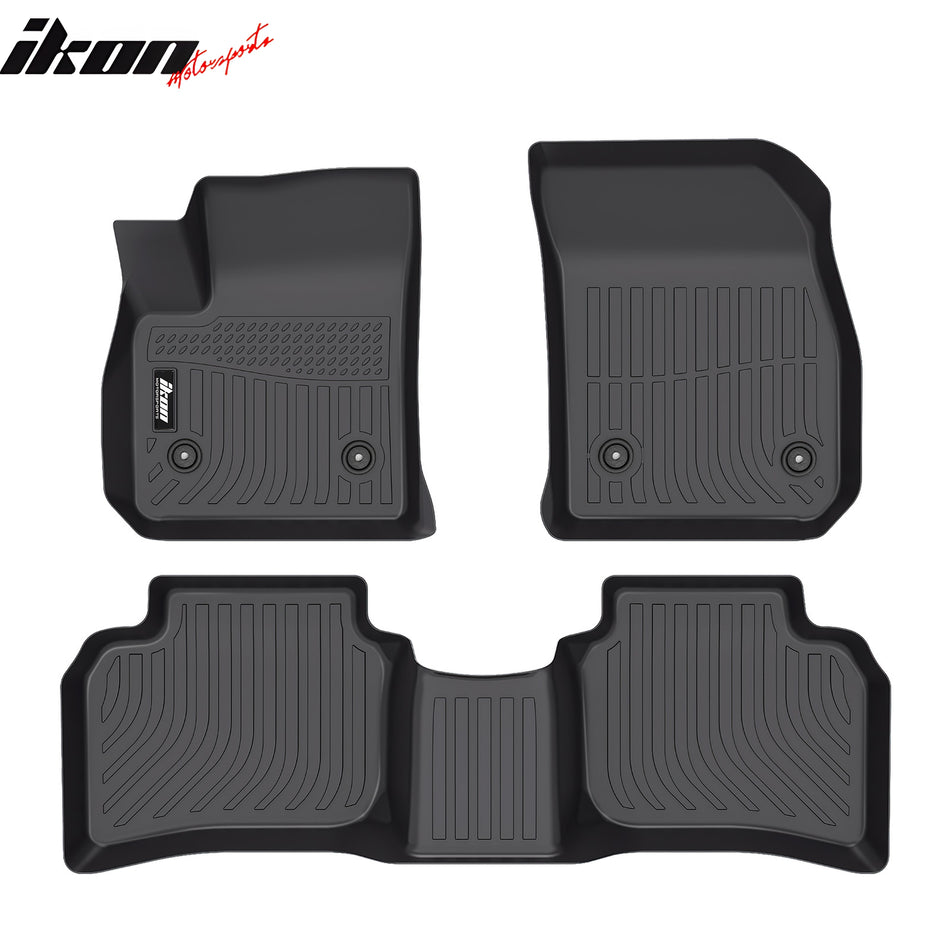 2019-2025 Cadillac XT4 Floor Mats TPE All Weather 3D Carpets Liner