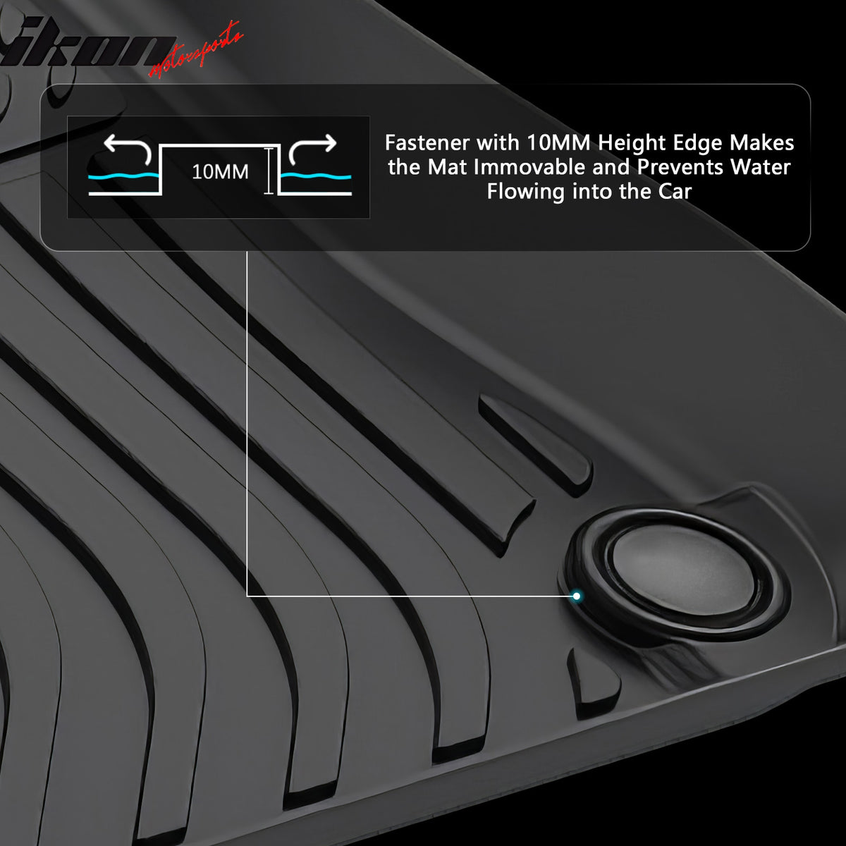 Fits 19-25 Porsche Cayenne Floor Mats TPE All Weather 3D Carpets Liner Guard