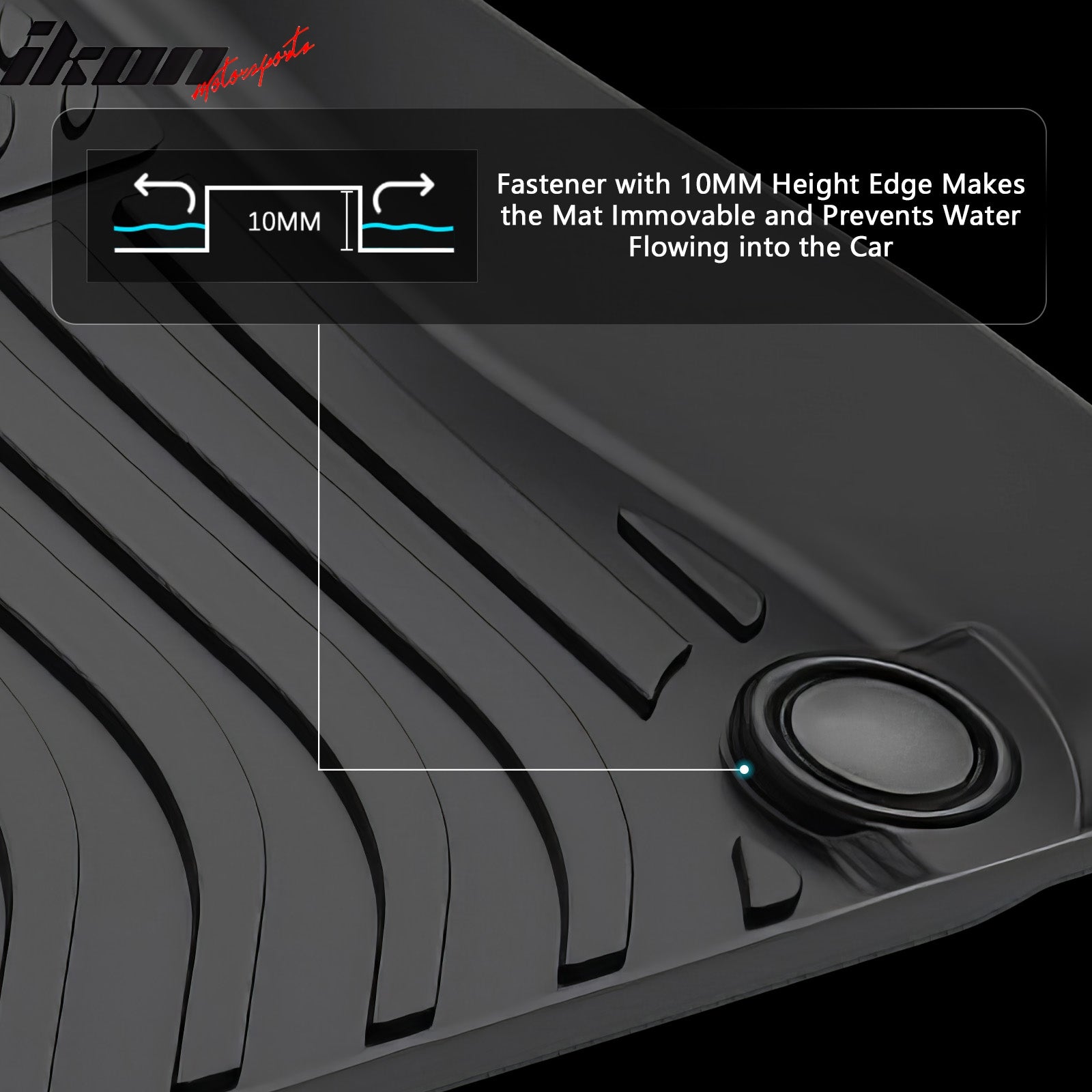 Fits 19-25 Porsche Cayenne Floor Mats TPE All Weather 3D Carpets Liner Guard