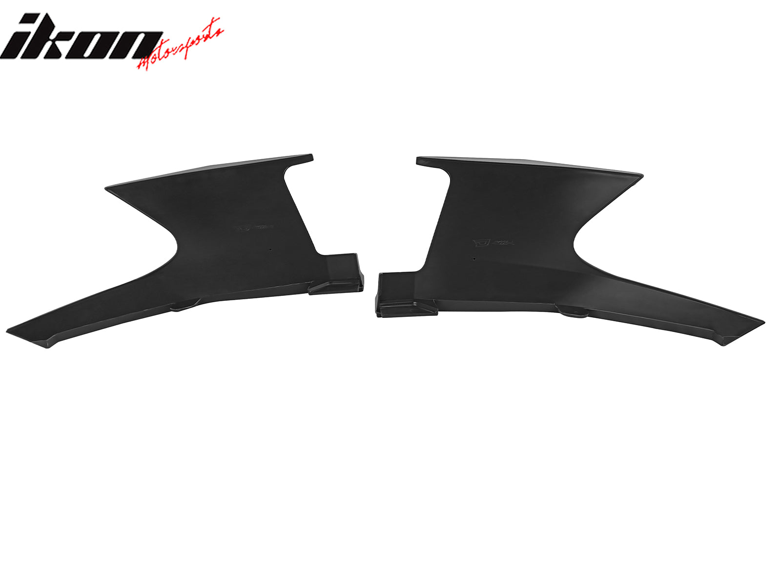 Fits 19-25 Toyota Corolla E210 Matte Black Front Bumper Splitters + Side Canards