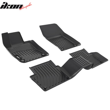 Fits 19-25 Volvo S60/19-21 V60 Floor Mats TPE Carpet All Weather Custom 3D Liner
