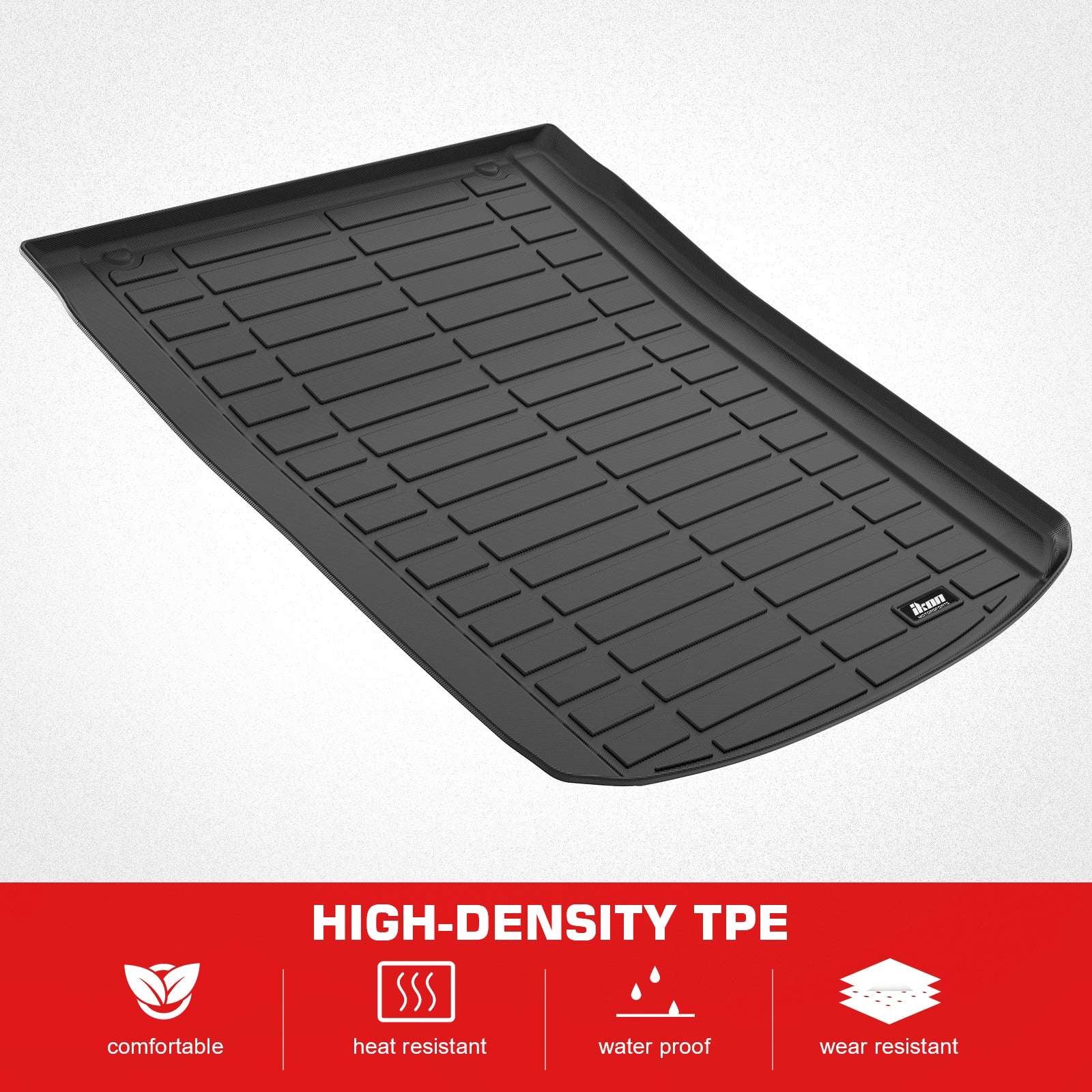 Fits 19-25 Audi A6 S6 TPE All Weather Waterproof Rear Cargo Liner Trunk Tray Mat
