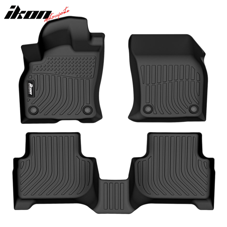 Car Floor Mat for 2019-2025 Audi Q3 All Weather 3D 1st 2nd Row  TPE