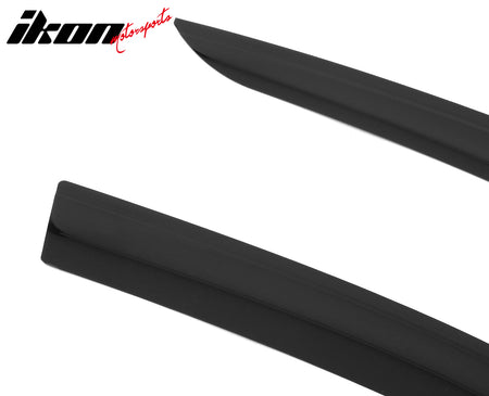Fits 19-25 Audi Q3 Low Profile Style Tape-On Window Visors Vent Rain Deflectors