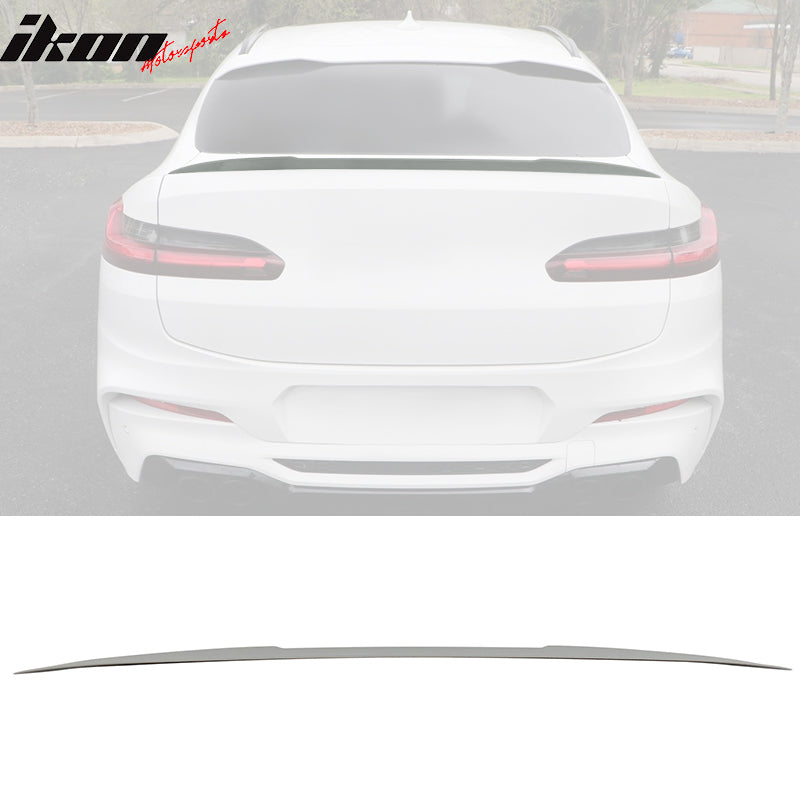 2019-2025 BMW G02 X4 Performance Style Rear Spoiler Unpainted ABS